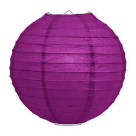 Lampion paars papier 50 cm