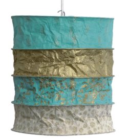 Boho lokta papieren hanglamp Saba