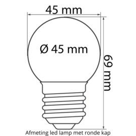 Prikkabel 35 meter voor buiten met 70 lampen