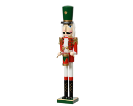 Notenkraker soldaat met trommel - 50 cm