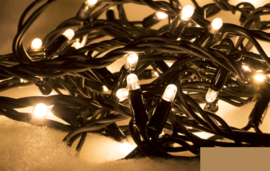 Kerstverlichting koppelbaar warm wit 10 meter - 100 led lampjes