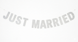 Letter banner Just Married - 170 cm