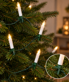 Lumineo LED kaarsjes kerstboomverlichting 11 meter - 30 kaarsjes