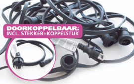 Koppelbare prikkabel zonder lampen