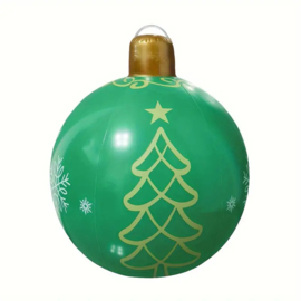 Grote kerstbal groen 60 cm - Kerstboom