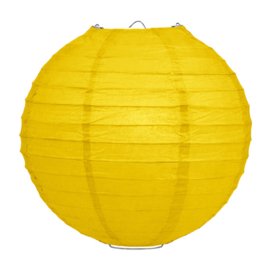 Lampion geel papier 50 cm