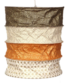 Lokta papieren hanglamp Dakar