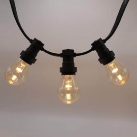 Grote led lamp 2 W. transparant warm wit - Gloeilamp model