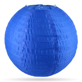 Nylon lampion donkerblauw voor buiten - 35 cm