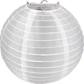 Nylon lampion pakket wit voor buiten - 10 stuks