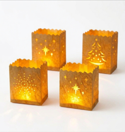 Voordeel pakket 40 kleine kaarszakjes - Kerst