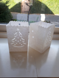 Candlebag Kerstboom - 10 kleine kaarsenzakjes
