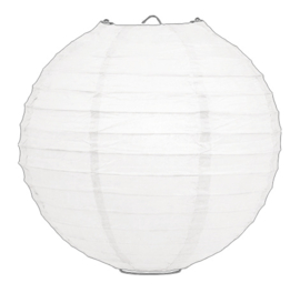 Witte lampionnen 50 cm