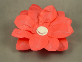 Waterlantaarn lotusbloem oranje - 30 cm