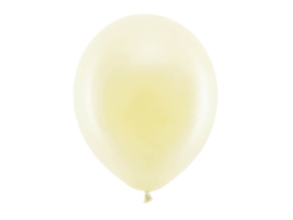 Ballon pastel kleur ivoor 30 cm - 10 stuks
