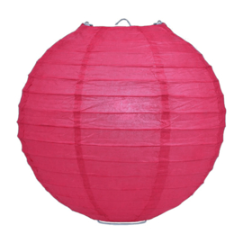 Lampion fuchsia roze papier 50 cm