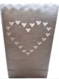 Candlebag hartjes