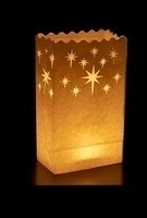 Candle bag Kristal Star - 10 grote kaarsenzakken