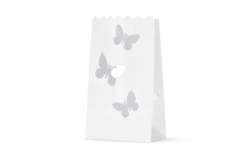 Candle bag Vlinders - 10 grote kaarsenzakken