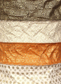 Lokta papieren hanglamp Dakar