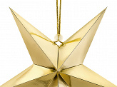 Kerstster goud van papier - 70 cm