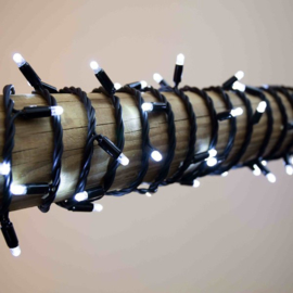 Kerstverlichting koppelbaar helder wit 10 meter - 100 led lampjes