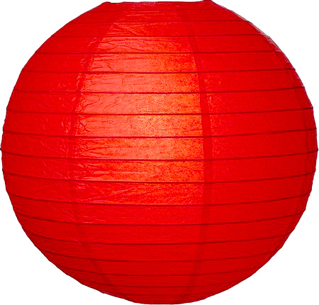 Lampion rood papier 20 cm