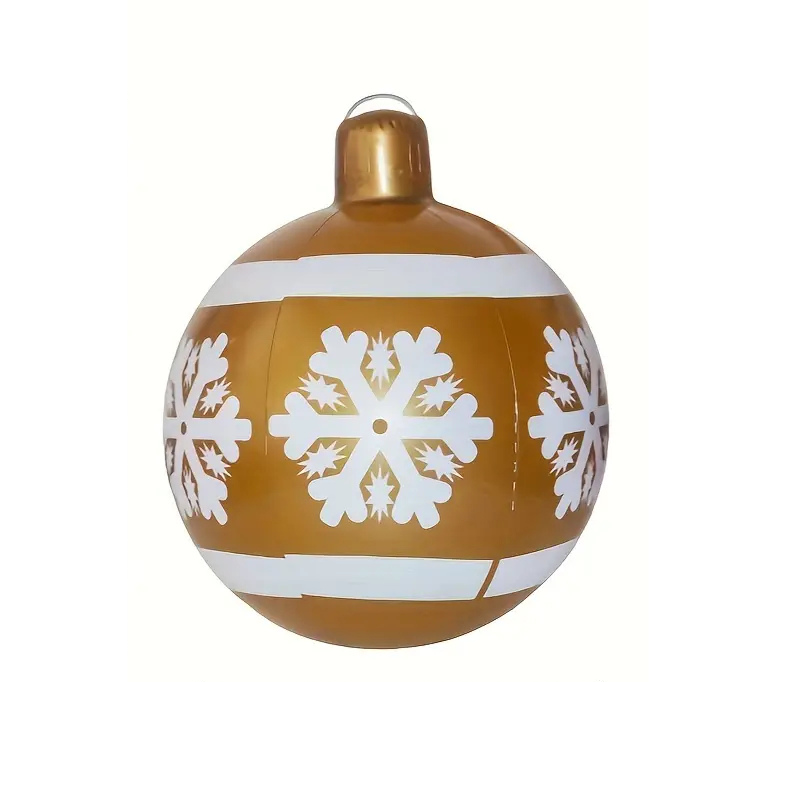 opblaasbare kerstballen sneeuwvlok
