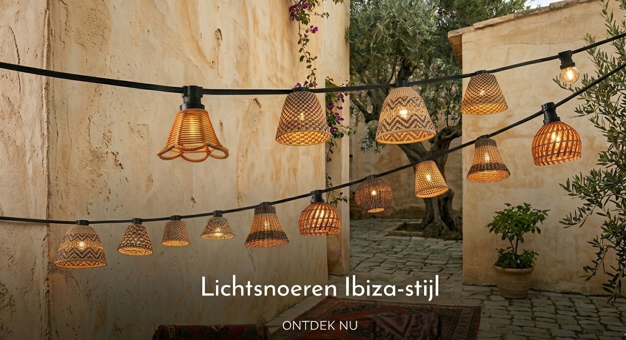 Tuinverlichting boho stijl
