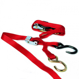 TMV TIEDOWNS 1,5" RED (2PCS) WIDTH: 1-1/2"