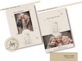 Oh dear! – Kerstkaart met Eigen Foto