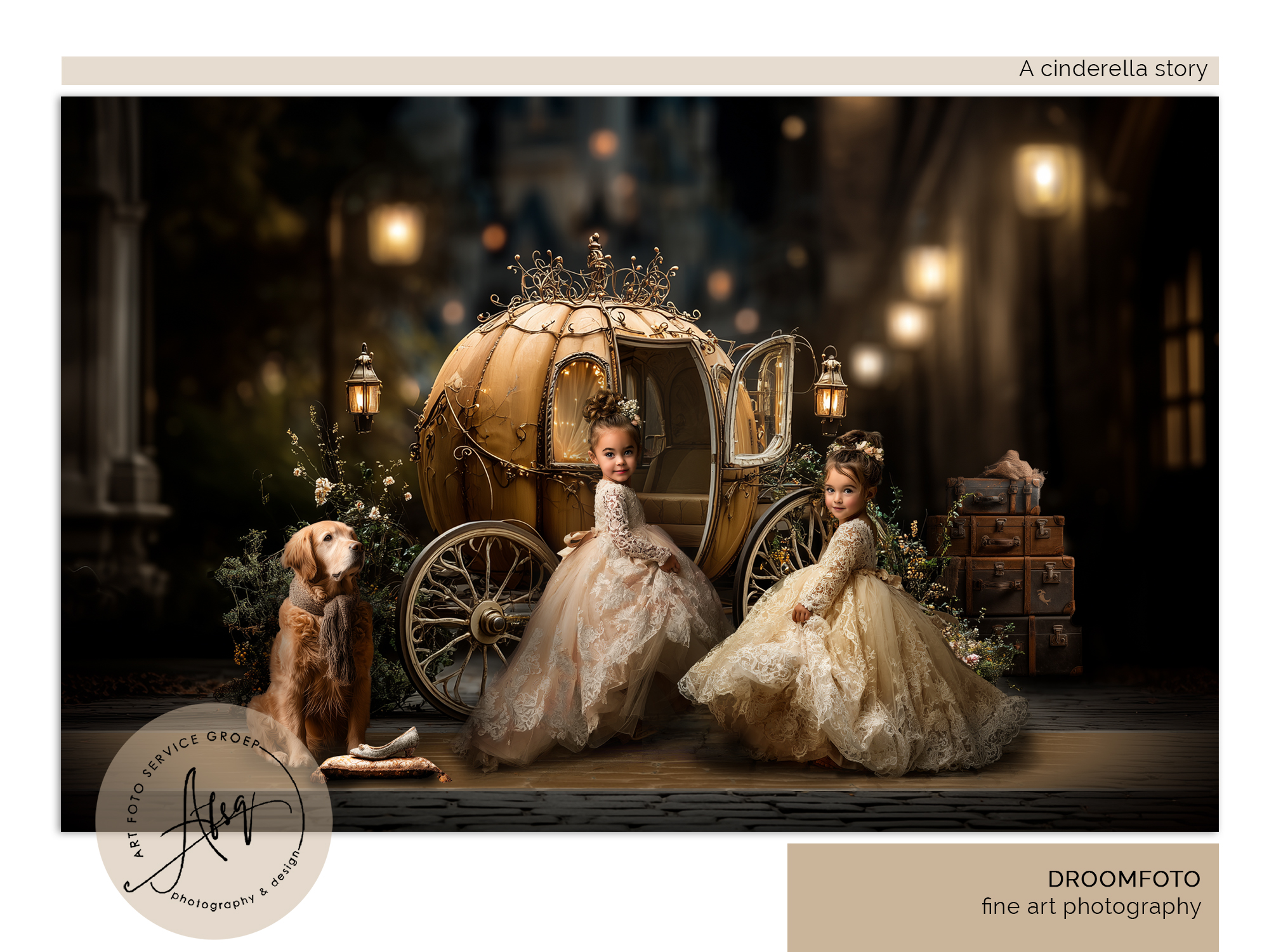Digitale Droomfoto (Fine art) - A Cinderella story...