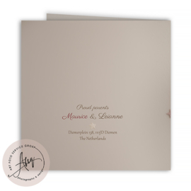 Droom Geboortekaartje met Maan en Sterren en Eigen Foto - GB063