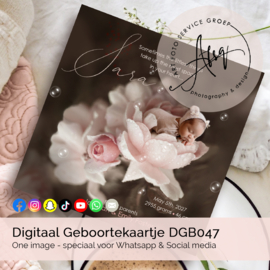 Digitaal Geboortekaartje - DGB047