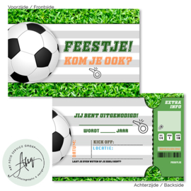Kinderfeest  uitnodigingen  (8 Invulkaarten)