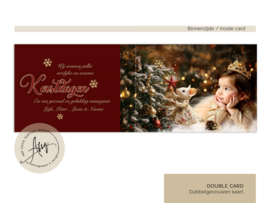 The Magic of Christmas – Sprookjes Kerstkaart met Eigen Foto