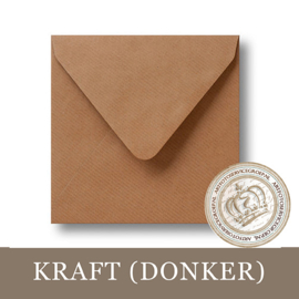 Kraft envelop - Donker