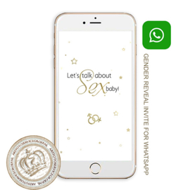 Whatsapp Invite - Gender reveal (Engels) WR790E