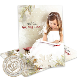 Sprookjes Kerstkaart met foto CA036