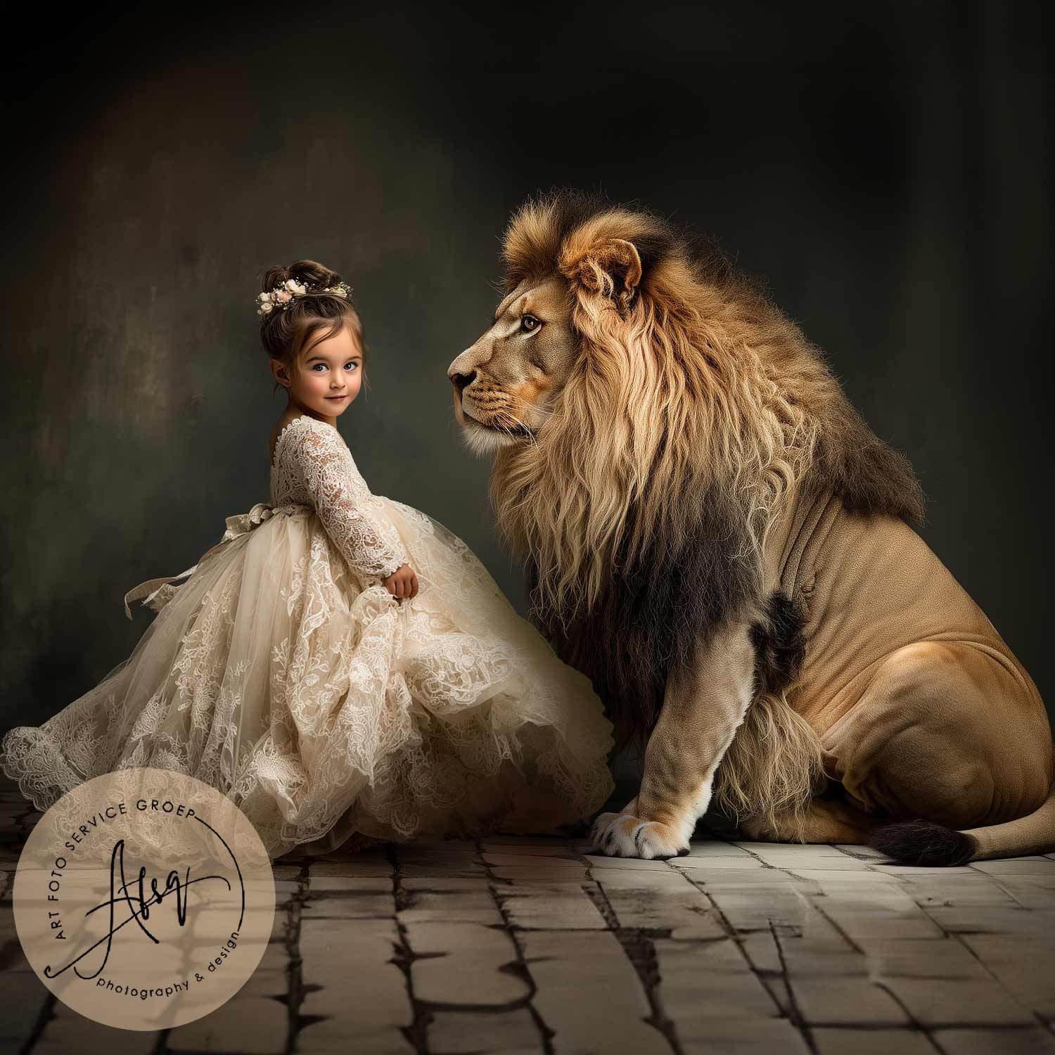 Digitale Droomfoto (Fine art) - The Lion...