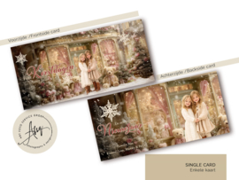 The Christmas Boutique – Sprookjes Kerstkaart met Eigen Foto