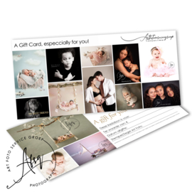Cadeaubon voor een fotoshoot, Geboortekaarten en meer!