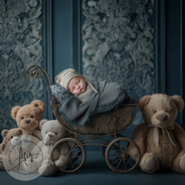 Digitale Droomfoto - The Vintage Teddy Dream -IW348