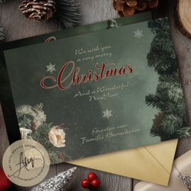 Christmas Time – Sprookjes Kerstkaart met Eigen Foto