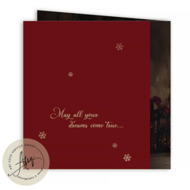 Merry and Bright – Sprookjes Kerstkaart met Eigen Foto