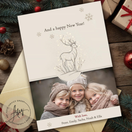 Oh dear! – Kerstkaart met Eigen Foto