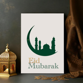 ASWK008 - Eid Mubarak wenskaarten set