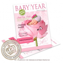 Baby Magazine Cover GB387 Pink
