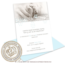 Babyshower kaart BS010