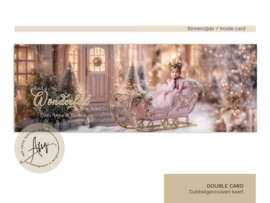 An Enchanted Christmas – Sprookjes Kerstkaart met Eigen Foto